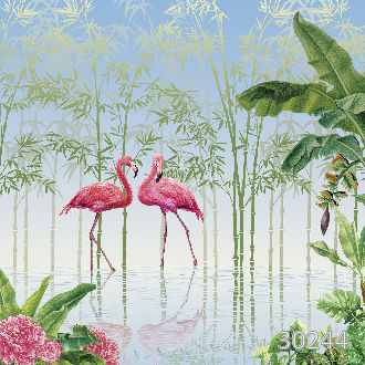 Розовые фламинго