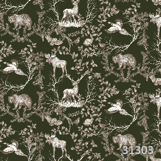 Graphic forest green