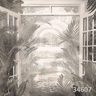 Тропический вид из окна